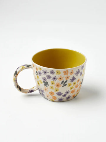 Jones & Co - Ditsy Chartreuse Mug