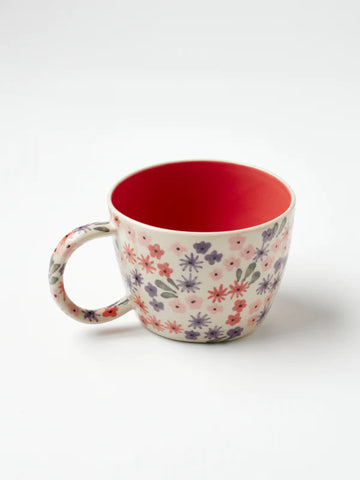 Jones & Co - Ditsy Raspberry Mug