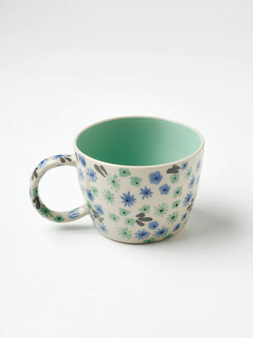 Jones & Co - Ditsy Mint Mug