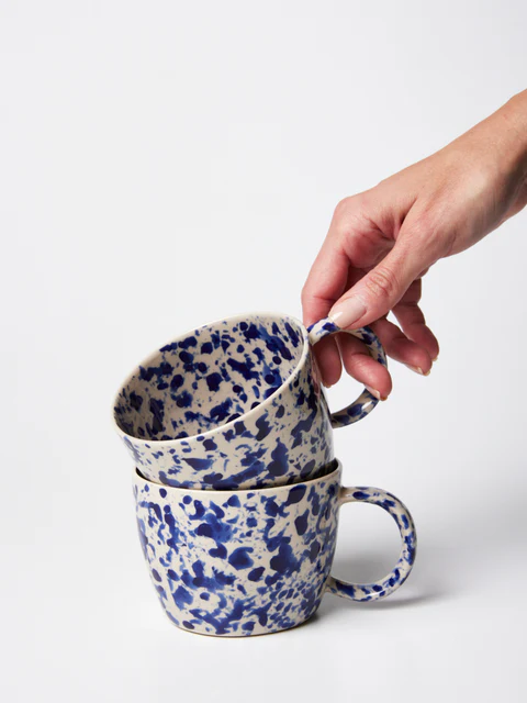 Jones & Co - Splatter Chino Mug - Blue