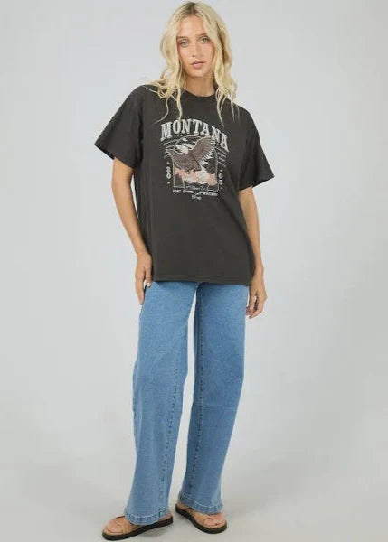 All About Eve - Montana Relaxed Tee - Black