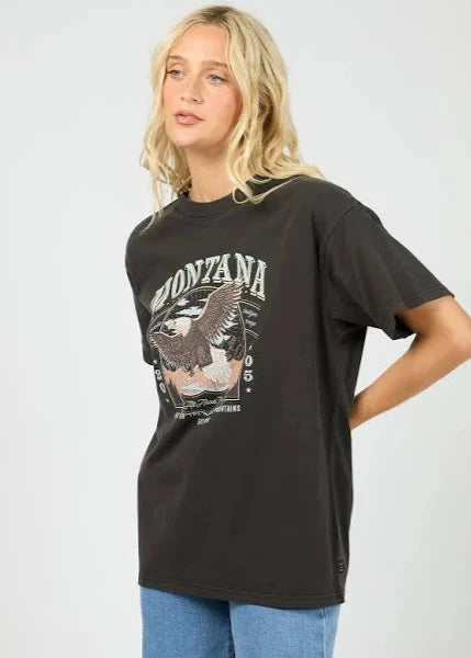All About Eve - Montana Relaxed Tee - Black