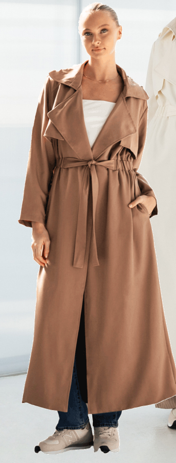 White Closet - Trench Coat - Taupe