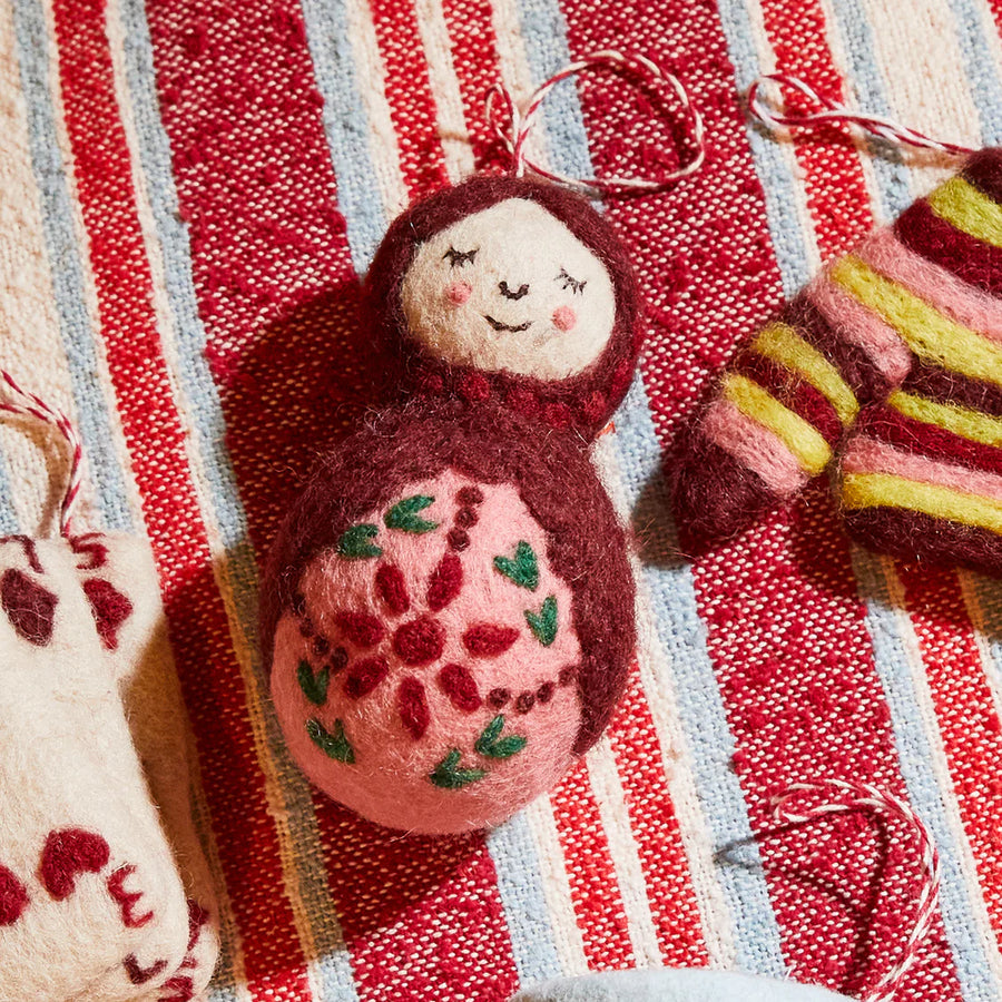 Sage & Clare - Rossetta Doll Decoration