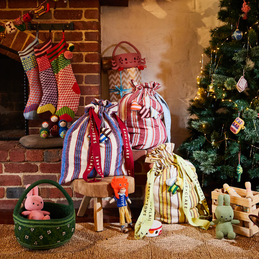 Sage & Clare - Selene Santa Sack - Azure