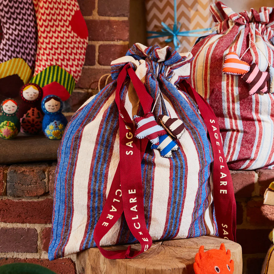 Sage & Clare - Selene Santa Sack - Azure