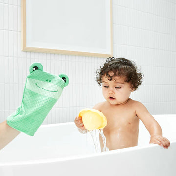 Dock & Bay - Wash Mitt - Animal - Frankie Frog