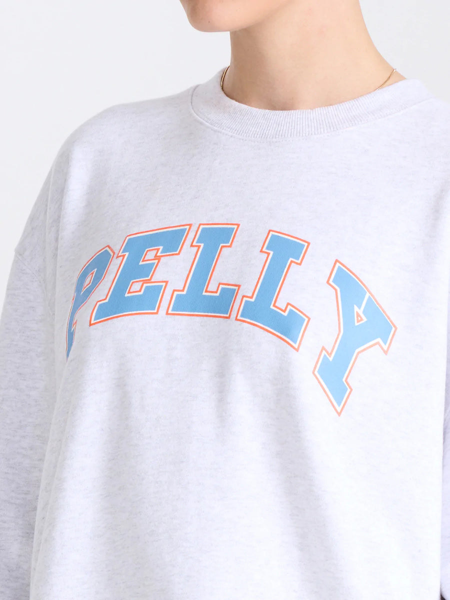 Ena Pelly - Collegiate Pelly Sweater - White Marle