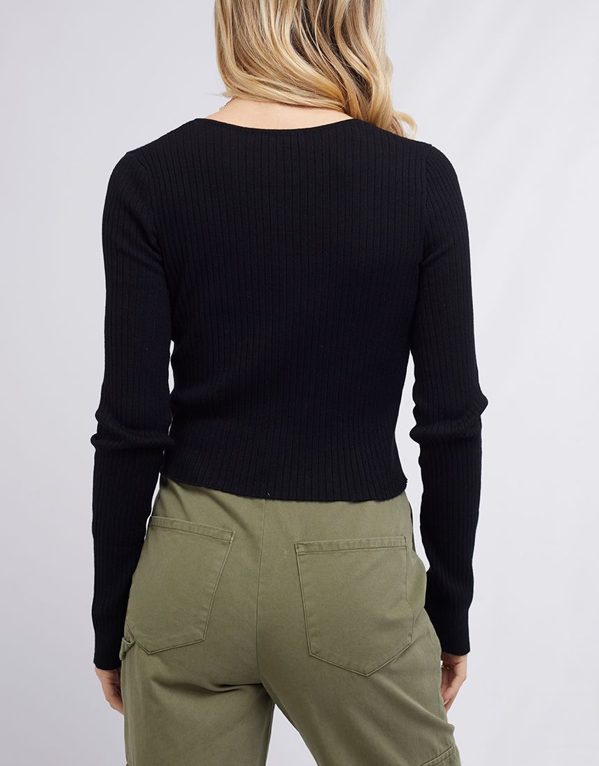 All About Eve - Alba Knit Top - Black