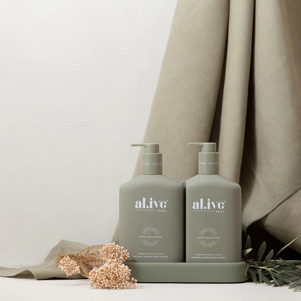 Al.ive Body - Hand & Body Duo - Green Pepper & Lotus