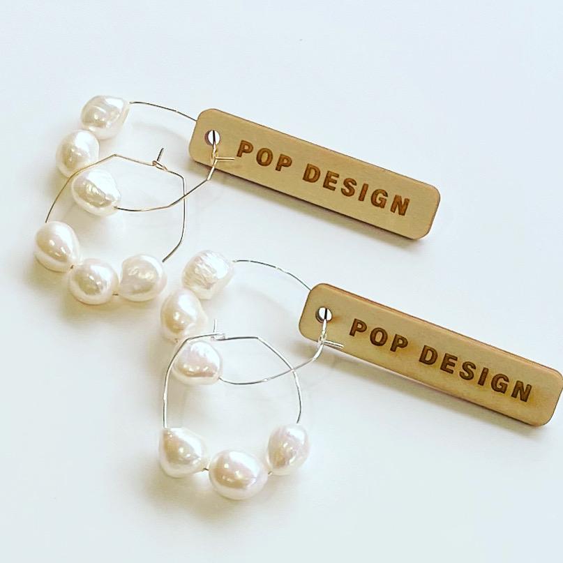 Pop Design - Fresh Water Pearl Earrings - Madeline