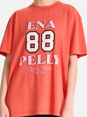 Ena Pelly - Derby Oversized Tee - Washed Lollipop