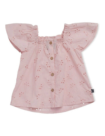 Animal Crackers - Blushing Top - Pink