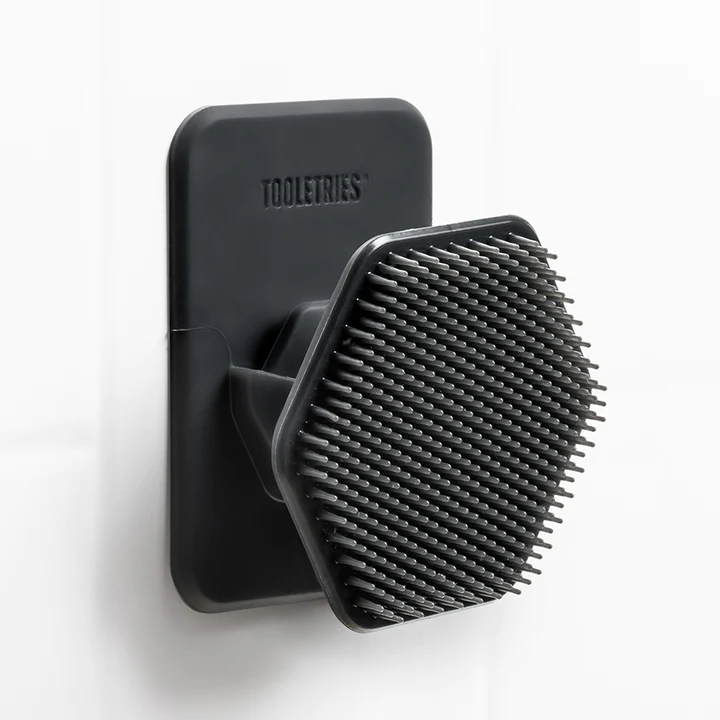 Tooletries - Face Scrubber & Holder - Charcoal