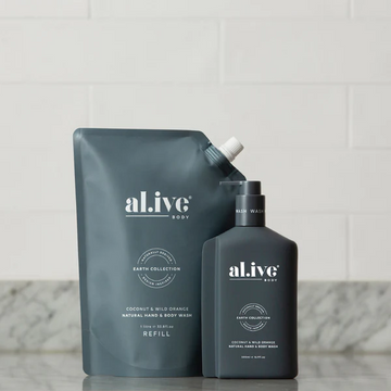 Al.ive Body - COCONUT & WILD ORANGE WASH REFILL