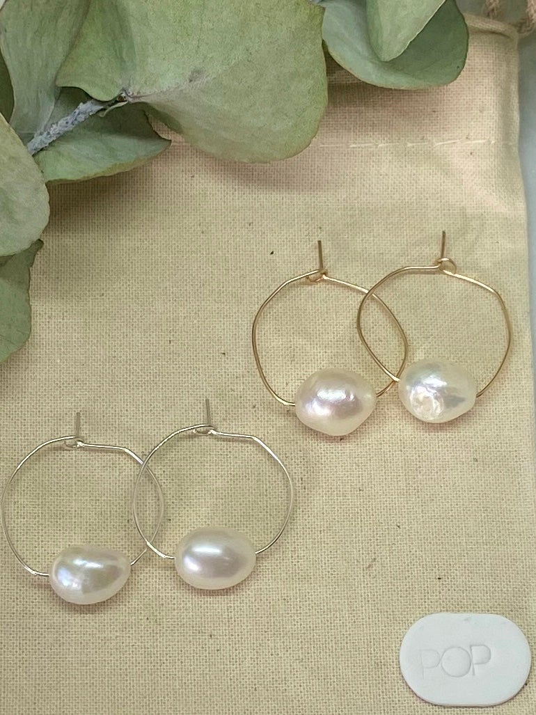 Pop Design - Fresh Water Pearl Earrings - Mabel