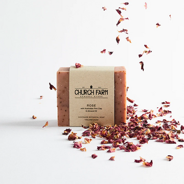 Church Farm - Rose with French Red Clay & Almond Oil