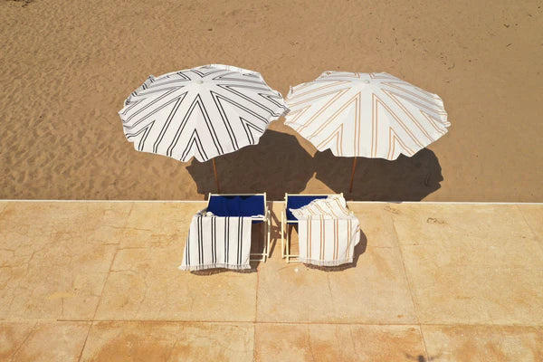 Business & Pleasure - The Beach Towel - Sand Two Stripe