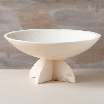 Saarde - Flow Resin Fruit Bowl - Marshmallow