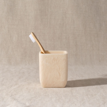 Saarde - Flow Resin Toothbrush Holder - Marshmallow
