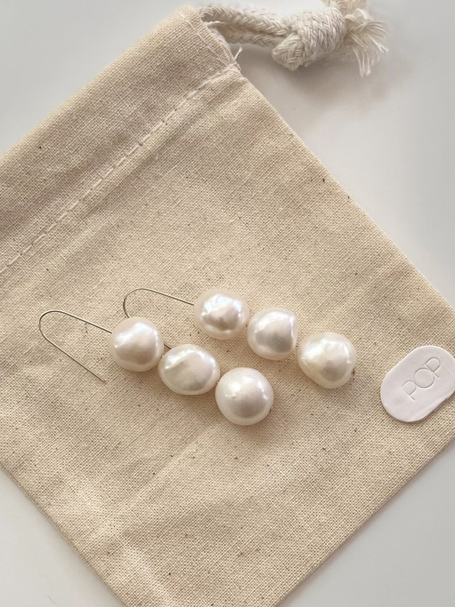 Pop Design - Fresh Water Pearl Earrings - Molly