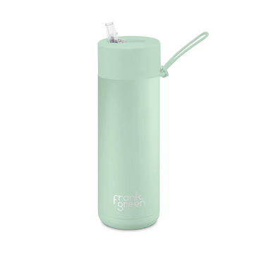 Frank Green - 20oz Ceramic Reusable Bottle / With Straw Lid - Mint Gelato