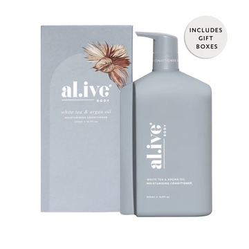 Al.ive Body - MOISTURISING CONDITIONER, WHITE TEA & ARGAN OIL