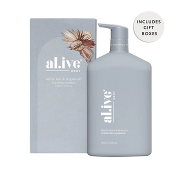 Al.ive Body - HYDRATING SHAMPOO, WHITE TEA & ARGAN OIL