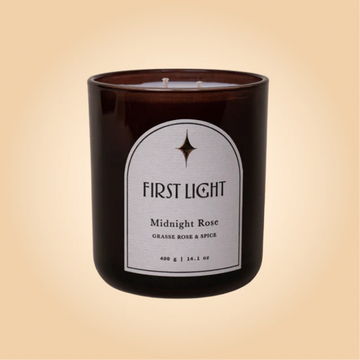 First Light - Midnight Rose Candle - 400g