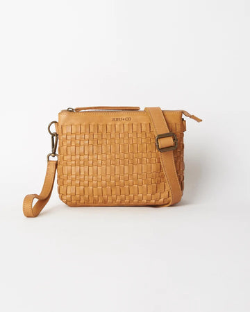 Juju & Co - Woven Pouch Bag - Tan
