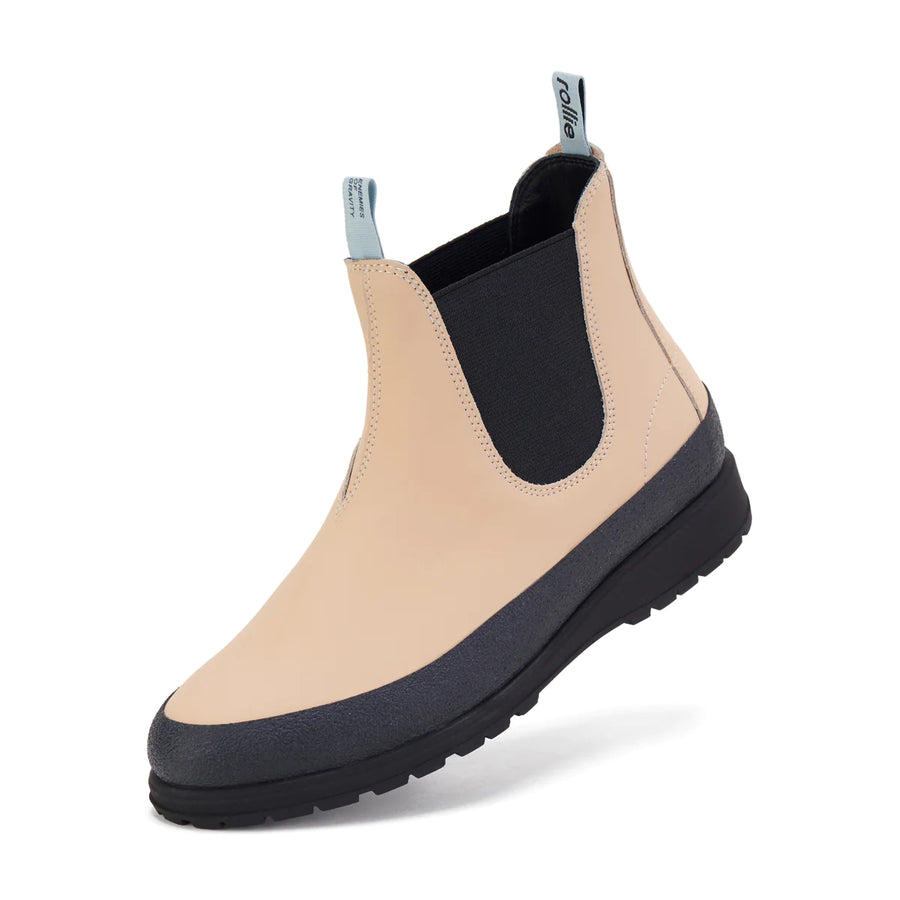 Rollie Fields Chelsea Rubberised Boot Cream