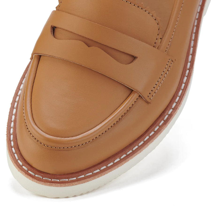 Rollie - Penny Loafer Rise - Soft Tan