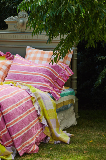 Society of Wanderers - Wildberry Stripe Duvet Cover - King