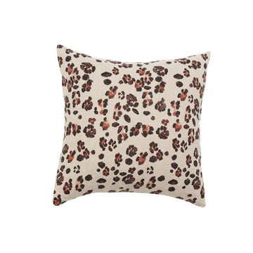 Society of Wanderers - Leopard Print Cushion Cover - With Insert