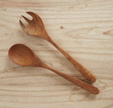 Inartisan - Zahra Teak Salad Servers