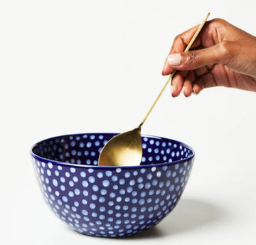 Jones & Co - CHINO BOWL BLUE SPOT