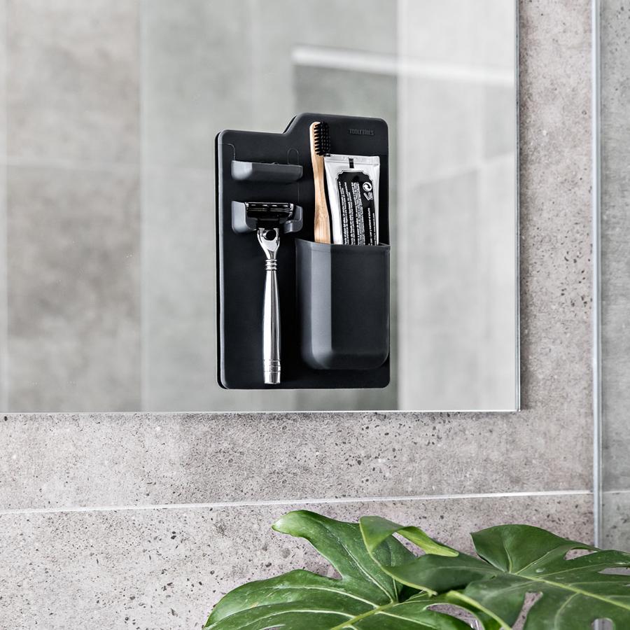 Tooletries - The Harvey | Toothbrush & Razor Holder - Charcoal