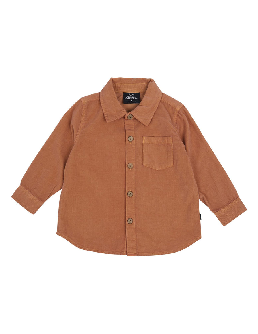 Animal Crackers - Circuit L/S Shirt - Brown