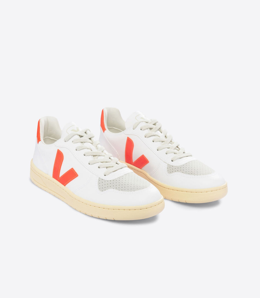 Veja - V-10 CWL White Orange Fluo