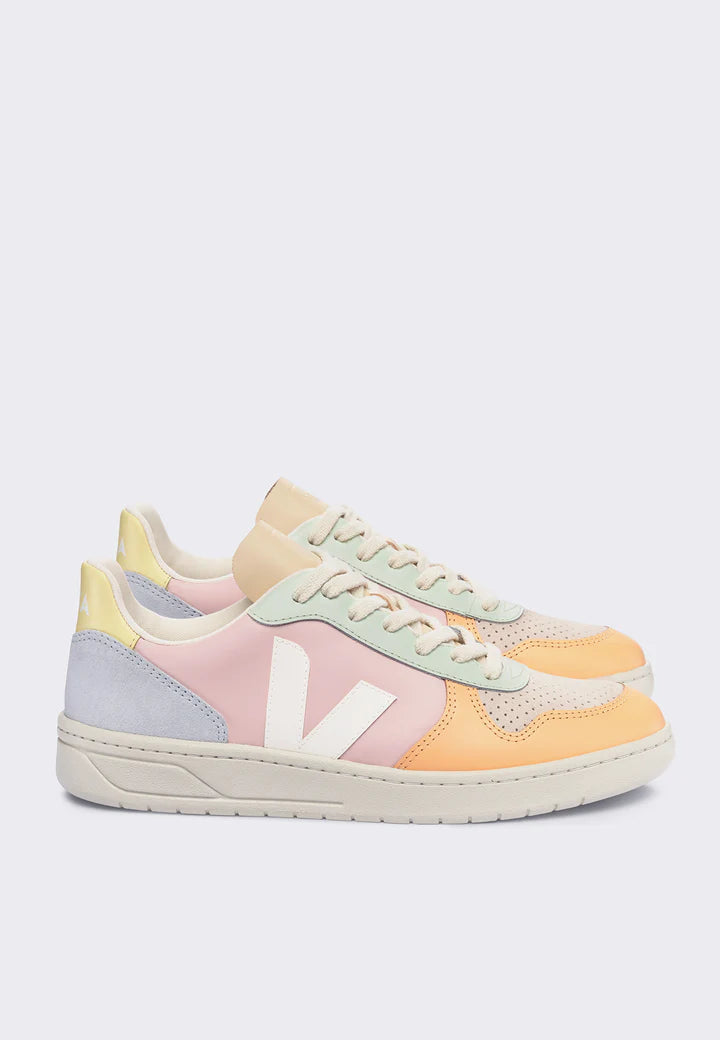 Veja - V-10 Leather Petale White Multico