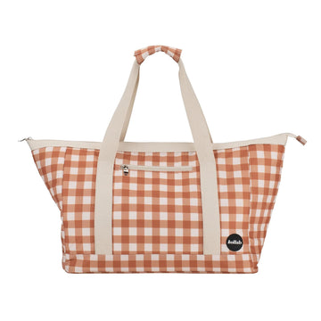 Kollab - Holiday Tote - Clay Check
