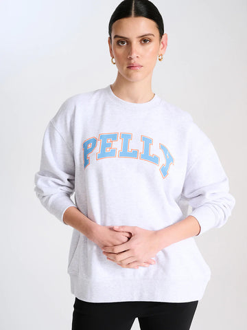 Ena Pelly - Collegiate Pelly Sweater - White Marle