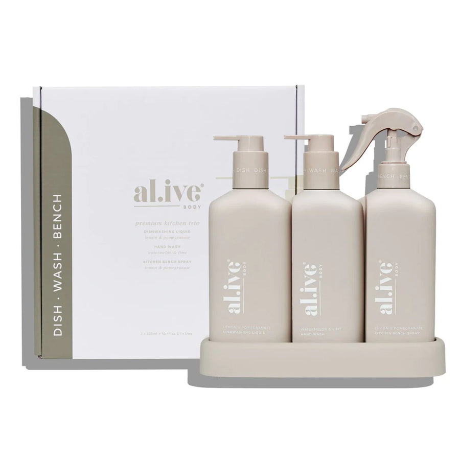 Al.ive Body - Kitchen Trio - Lemon & Pomegranate + Watermelon & Lime