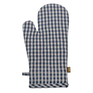 Raine & Humble - Gingham Oven Glove - Blueberry