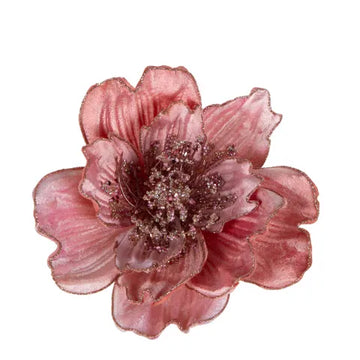 Florabelle - CUSHLA VELVET MAGNOLIA CLIP PINK