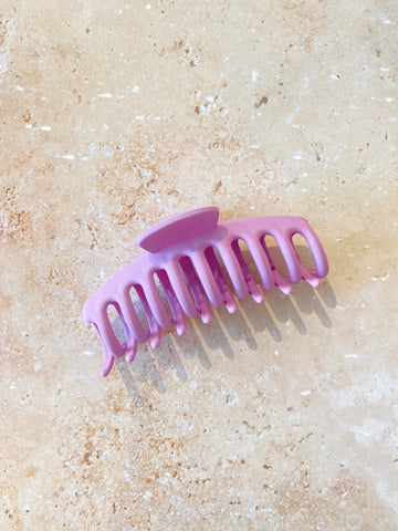 Angels Whisper - Regina Matte Claw Clip - Purple
