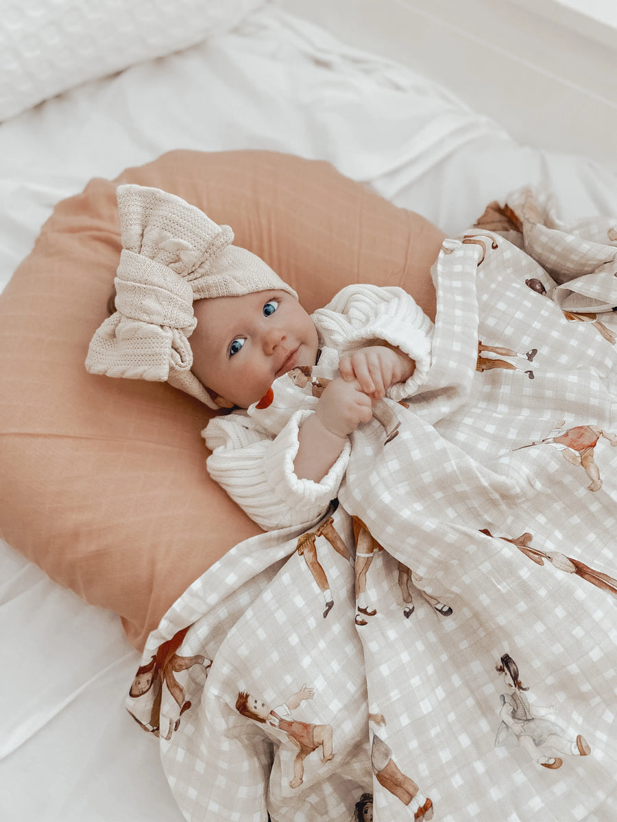 Pop Ya Tot Vintage Kids Swaddle Clover and Co