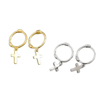 Pop Design - Fine Cross Earrings