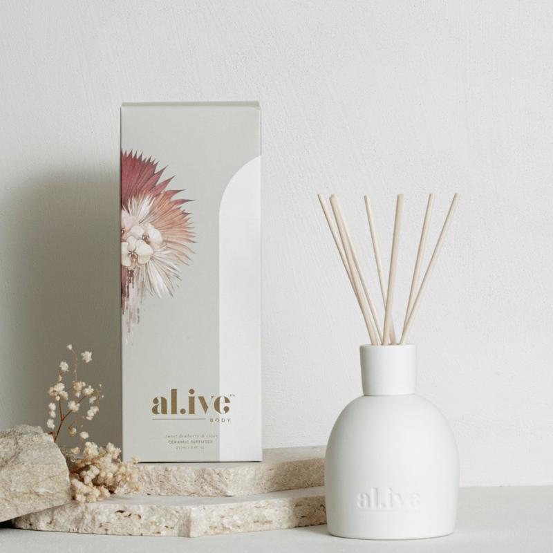 Al.ive Body - Ceramic Diffuser - Sweet Dewberry & Clove