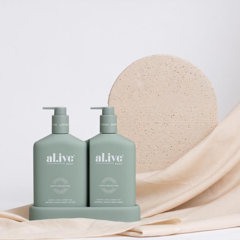 Al.ive body - Hand & Body Duo - Kaffir Lime & Green Tea